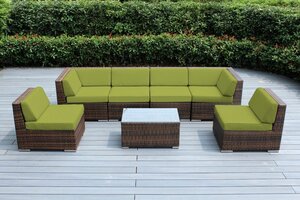 Комплект плетеной мебели Афина-мебель YR822BG Зеленый 911529