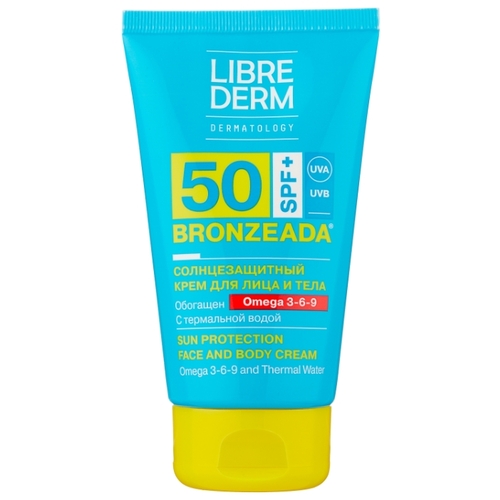 Librederm Bronzeada солнцезащитный крем для лица и тела Omega 3-6-9 SPF 50 959233