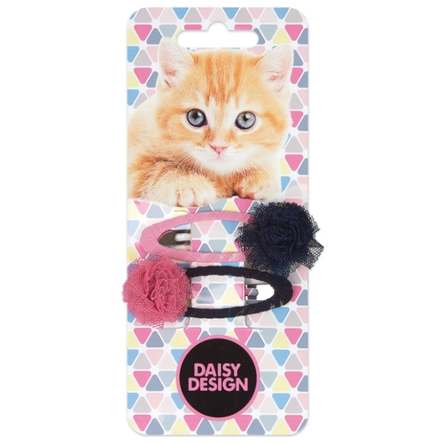 Заколка клик-клак Daisy Design Kittens. Линии любви 
